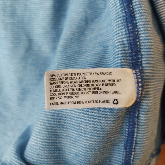 Cat And jack Boys 10/12 Blue Button-Up Shirt - Picture 3 of 5